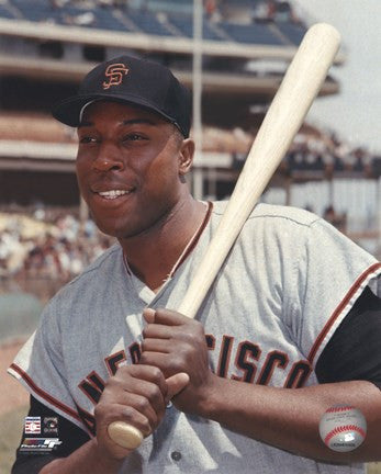 Willie McCovey - Posed With - Bat