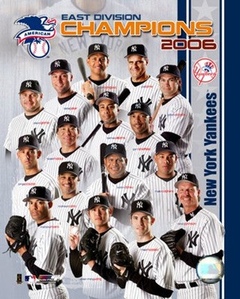 2006 - Yankees East Division Champs Team Composite