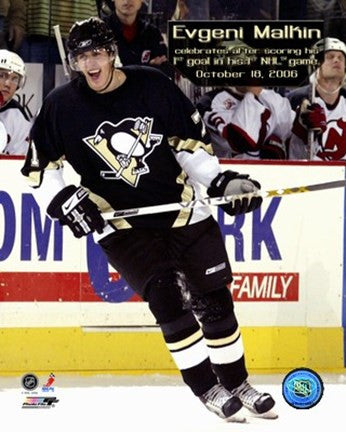 Evgeni Malkin - First Goal (10-18-06)