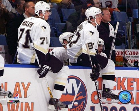 '06 - '07 Evegeni Malkin - Sidney Crosby Group Shot