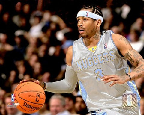 Allen Iverson - '06 - '07 silver jersey