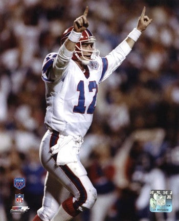 Jim Kelly Super - Bowl XXV 1991 Action