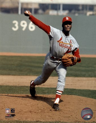 Bob Gibson - Pitching Action Cardinals