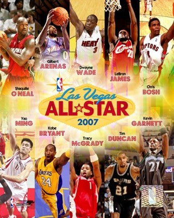 2007 - NBA  All Star Game Matchup Composite