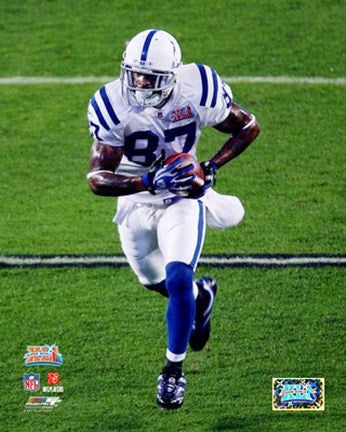 Reggie Wayne SuperBowl XLI Action (#4)