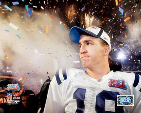 Peyton Manning SuperBowl XLI Fireworks (#23)