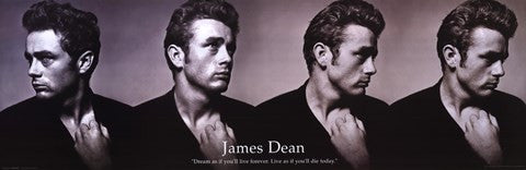 James Dean Dream As You Live - Slim Print