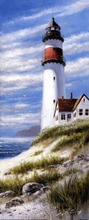 Lighthouse On Cliff