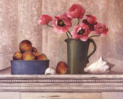 Poppies, Peaches And Shells