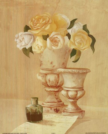 White Flowers In Vase