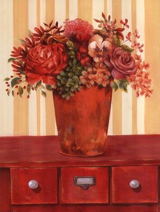 Flowers In Vase On Dresser