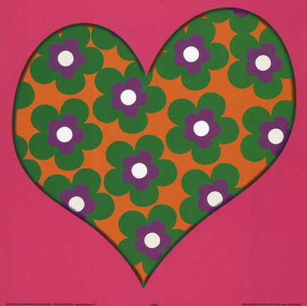 Green Flowered Heart