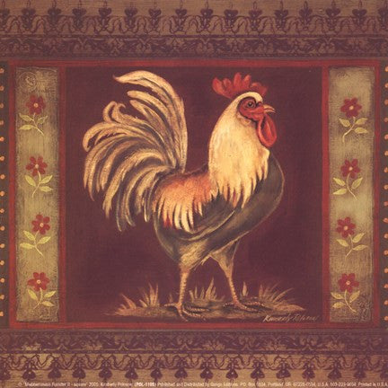 Mediterranean Rooster II - Square