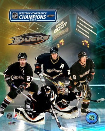 2007 - Ducks Western Conf. Champs -  Big 4