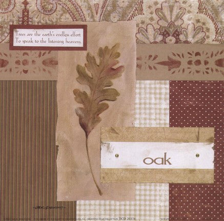 Scrapbook Oak Leaf