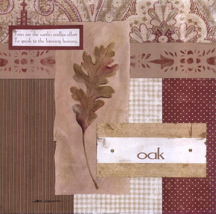 Scrapbook Oak Leaf