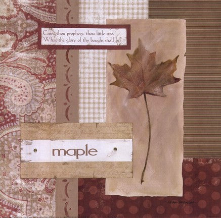 Scrapbook Maple Leaf