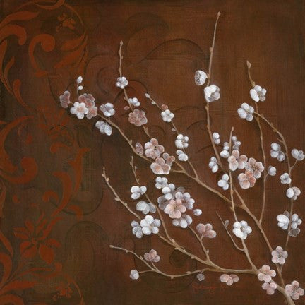 Cherry Blossoms on Cinnabar I