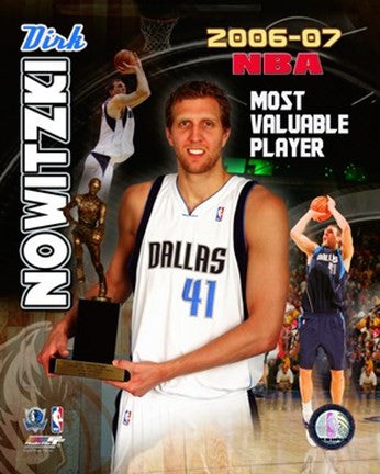 Dirk Nowitzski - 2007 NBA M.V.P. - Portrait Plus