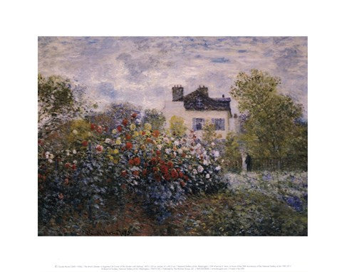 The Artist's Garden in Argenteuil (A Corner of the Garden with Dahlias), c.1873