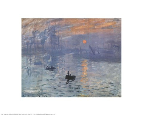 Impression, Sunrise, c.1872 (blue)