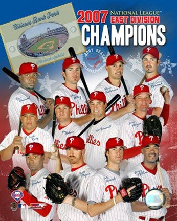 Phillies - 2007 NL East Champion Team Composite