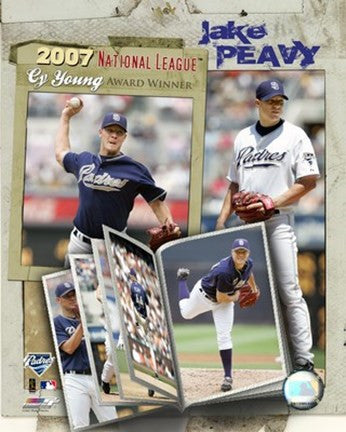 Jake Peavy - 2007 NL CY Winner  - Portrait Plus