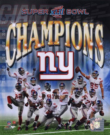 New York Giants 2007 Super Bowl XLII Champions Composite