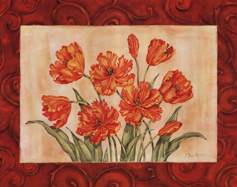 Linen Scroll Tulip