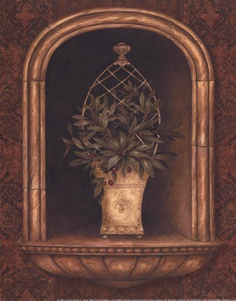 Olive Topiary Niches II - petite