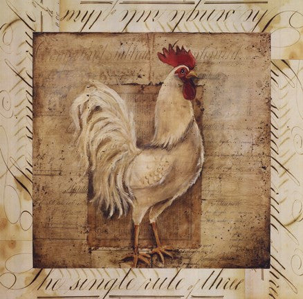 Rustic Farmhouse Rooster I - special