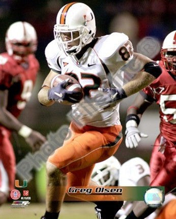 Greg Olsen University of Miami 2004 Action