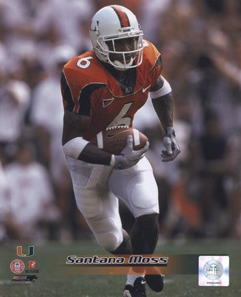 Santana Moss University of Miami 2000 Action