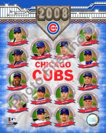 2008 Chicago Cubs Team Composite