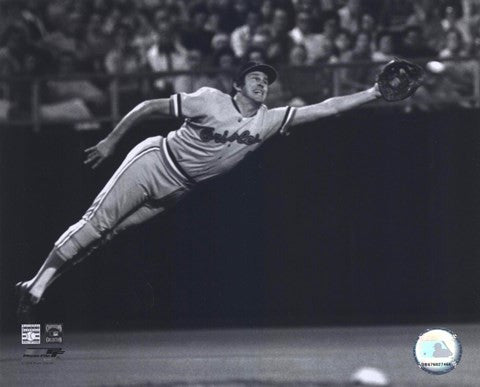 Brooks Robinson - 1973 Diving Catch, B&W