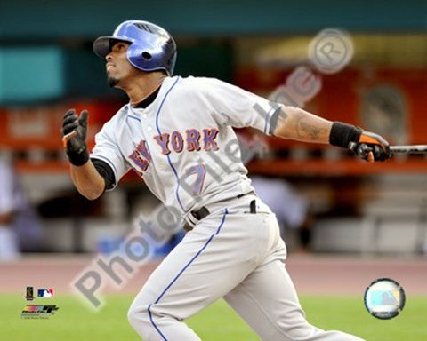 Jose Reyes 2008 Batting Action