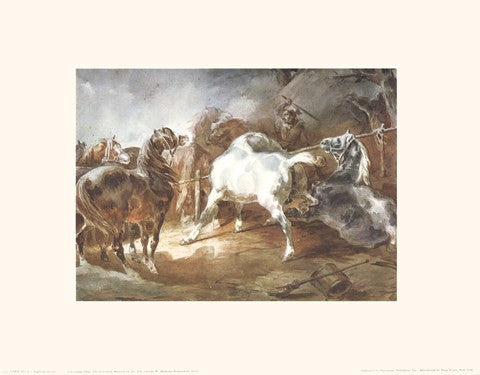 Fighting Horses