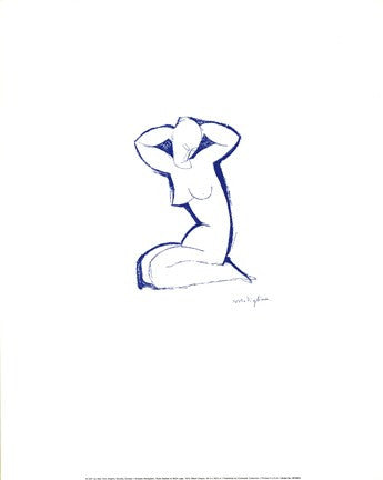 Nude Seated on Both Legs