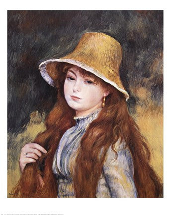 Girl and Golden Hat