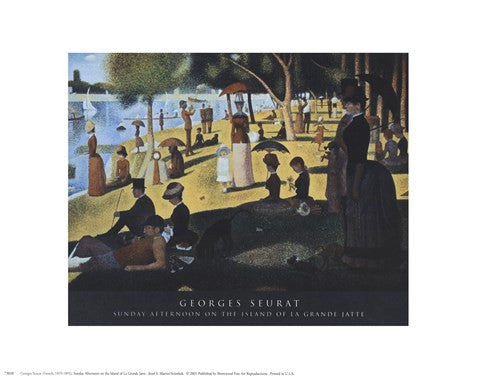 Sunday Afternoon on the Island of La Grande Jatte, c.1886