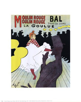 Poster, Moulin Rouge, 1891