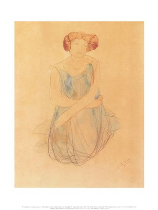 Seated Woman in a Dress, after 1900