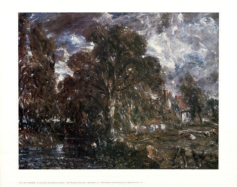 John Constable - On the River Stour