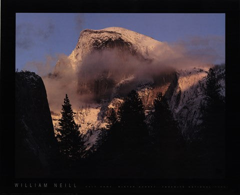 Half Dome, Winter Sunset, Yosemite