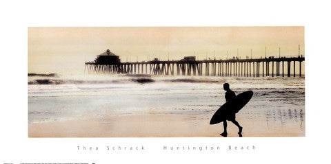 Surfer at Huntington Beach