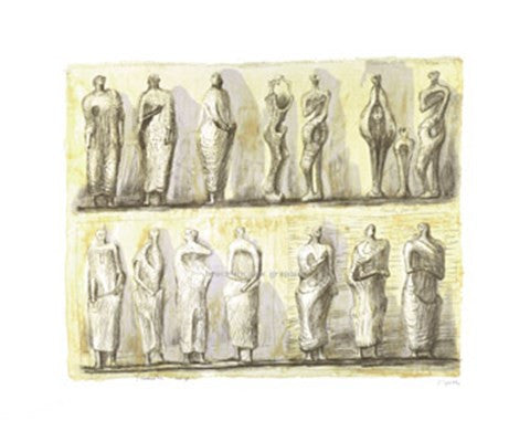 Standing Figures (serigraph)