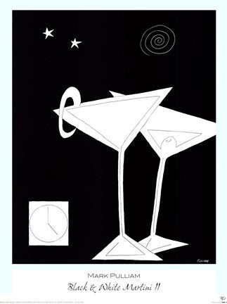 Black and White Martini II