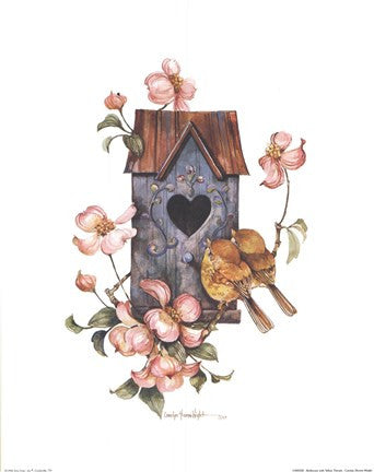 Birdhouse with Yellow Throats