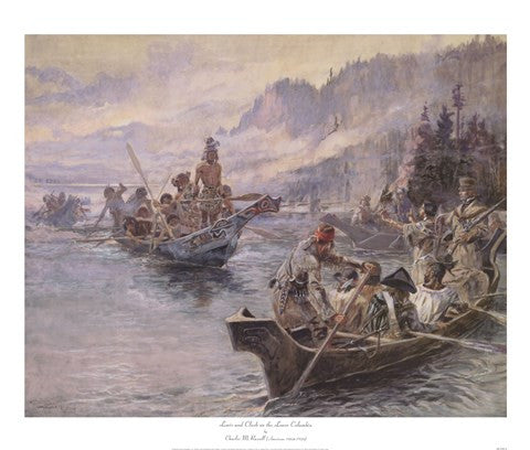 Lewis and Clark On The Lower Columbia