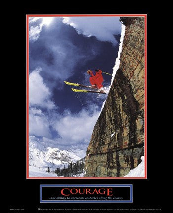 Courage-Skier